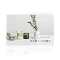 En pensée aves vous - Cartes de vœux romantiques