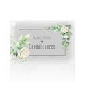 Sincères condoléances - Cartes de vœux par 10