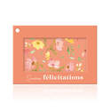 Sincères Félicitations - Cartes de vœux par 10