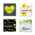 Stickers Bonne fête Mamie - 1 rouleau