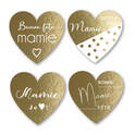 Stickers Bonne fête Mamie-Gold - 1 rouleau