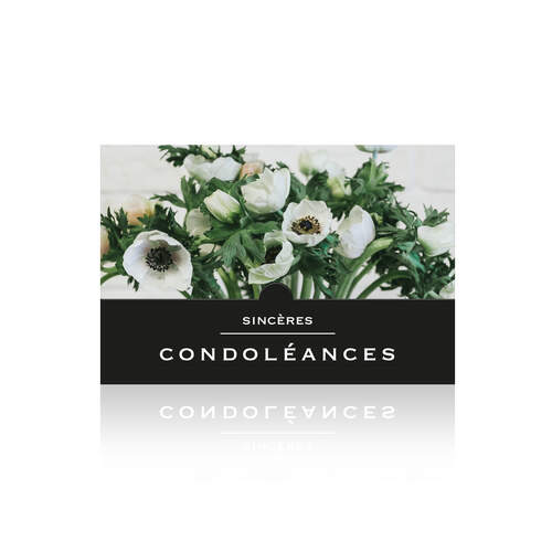 Sincères concoléances