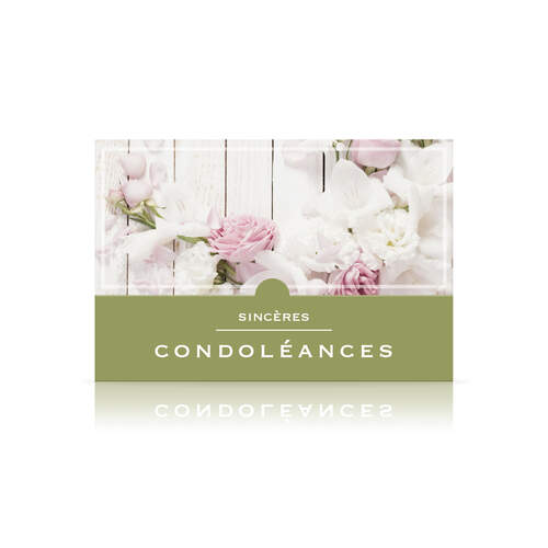 Sincères condoléances