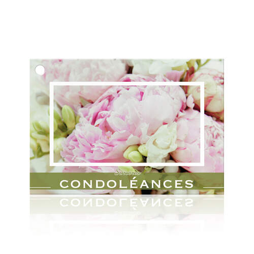 Sincères condoléances