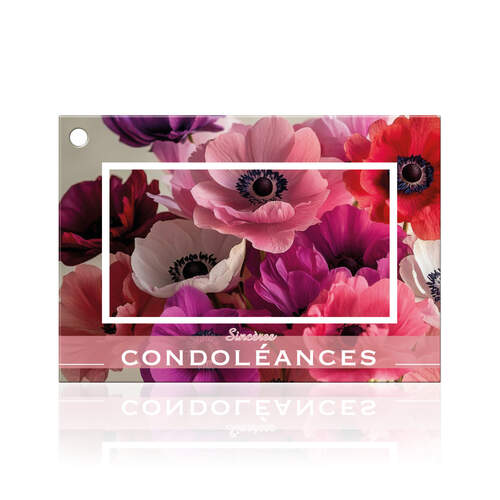 Sincères condoléances