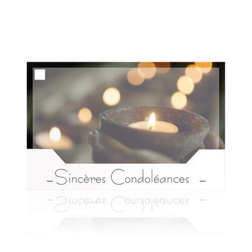 Sincères condoléances