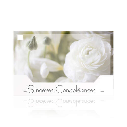 Sincères condoléances