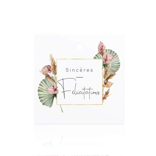 Sincères félicitations