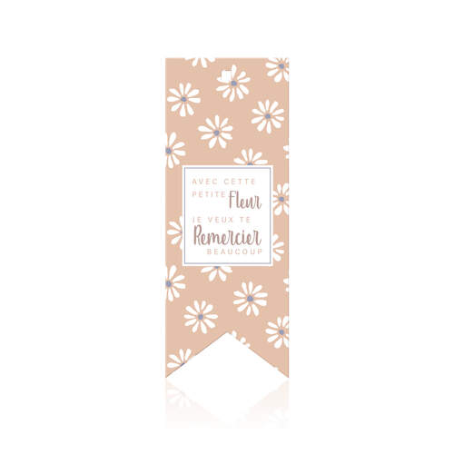 Avec cette petite fleur je veux te remercier beaucoup