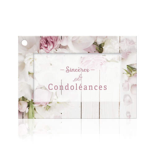 Sincères condoléances