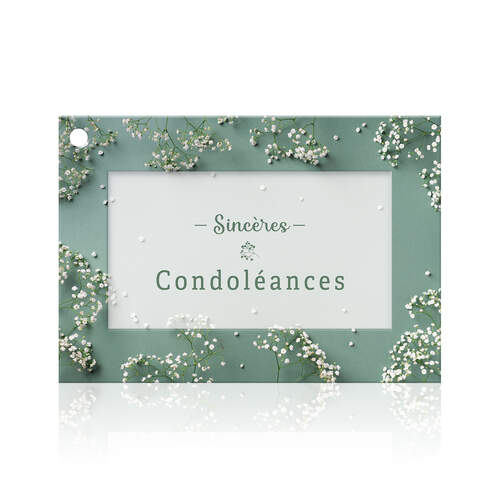 Sincères condoléances