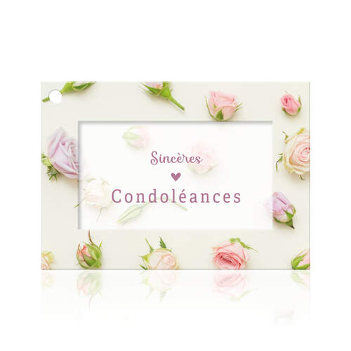 Sincères condoléances