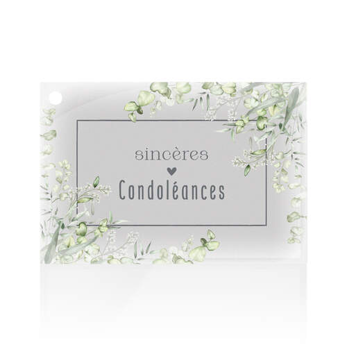 Sincères condoléances