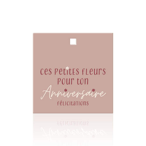 Ces petites fleurs pour ton anniversaire - Félicitations