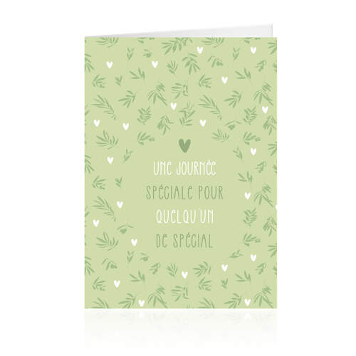 Une journée spéciale pour quelqu'un de spécial