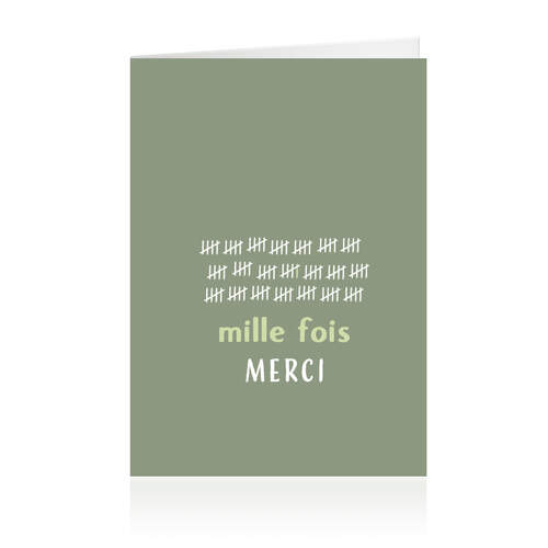 Mille fois merci