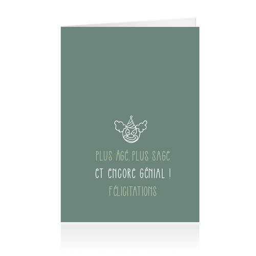 Plus agé, plus sage et encore genial félicitations