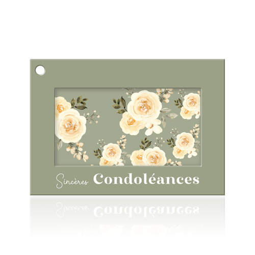 Sincères condoléances