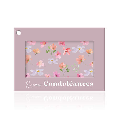 Sincères condoléances