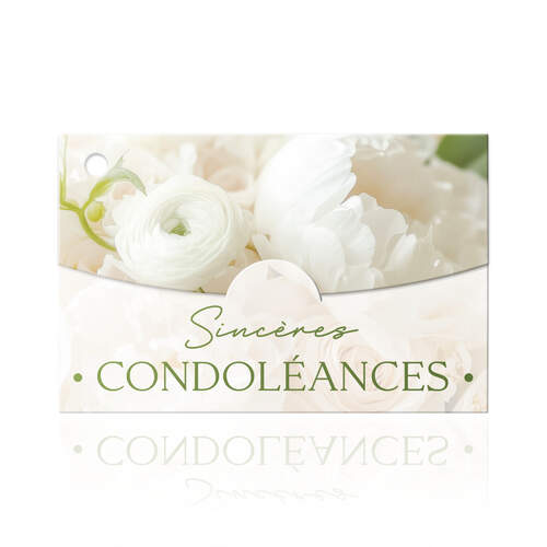 Sincères condoléances