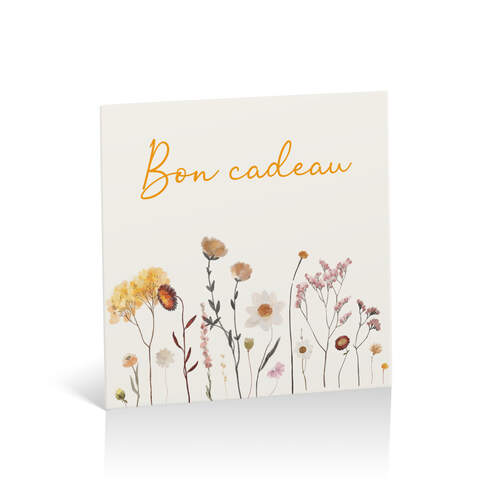 Beige wildflowers