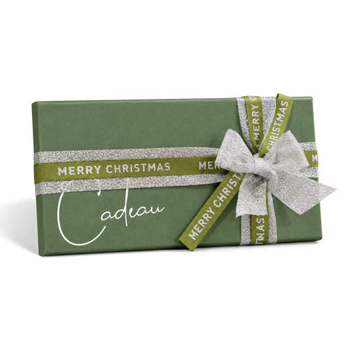 Box long dark green/cadeau