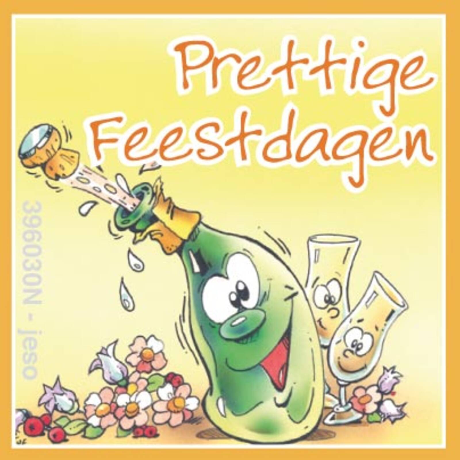 Étiquettes de vœux - Nous vous souhaitons de bonnes fêtes