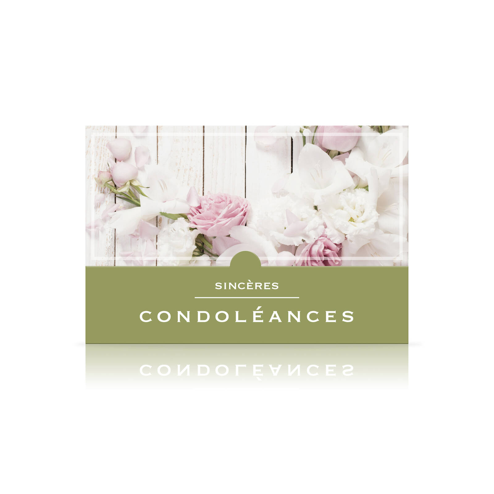 Cartes de condoléances - Sincères condoléances