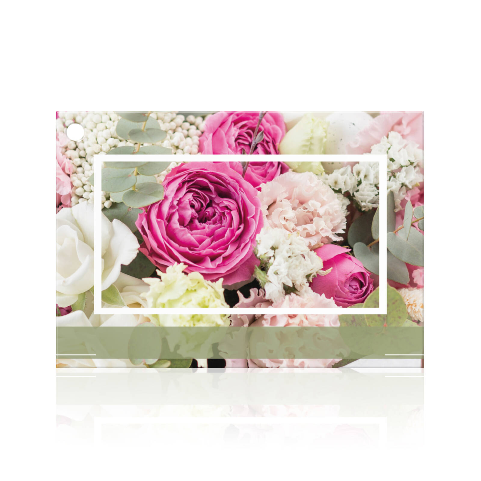 Cartes Rectangulaires Blanches - 10 Pièces