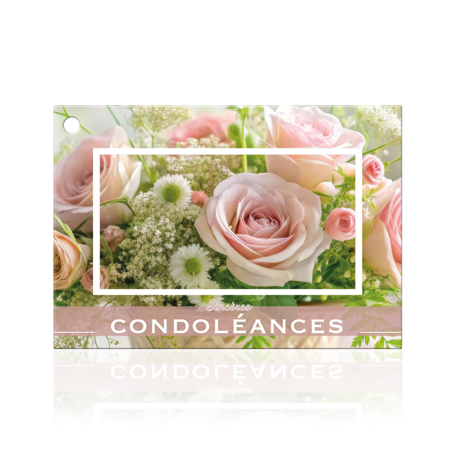 Cartes de condoléances Sincères - 10 pièces