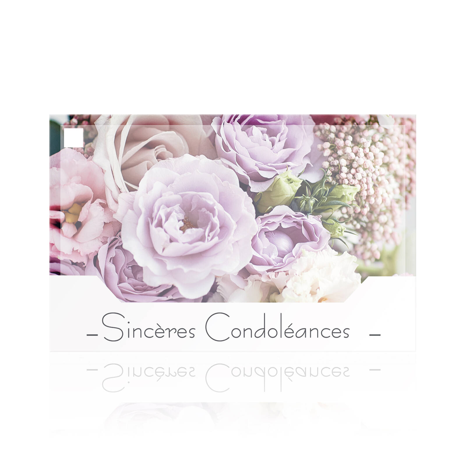 Sincères condoléances - Cartes par 10