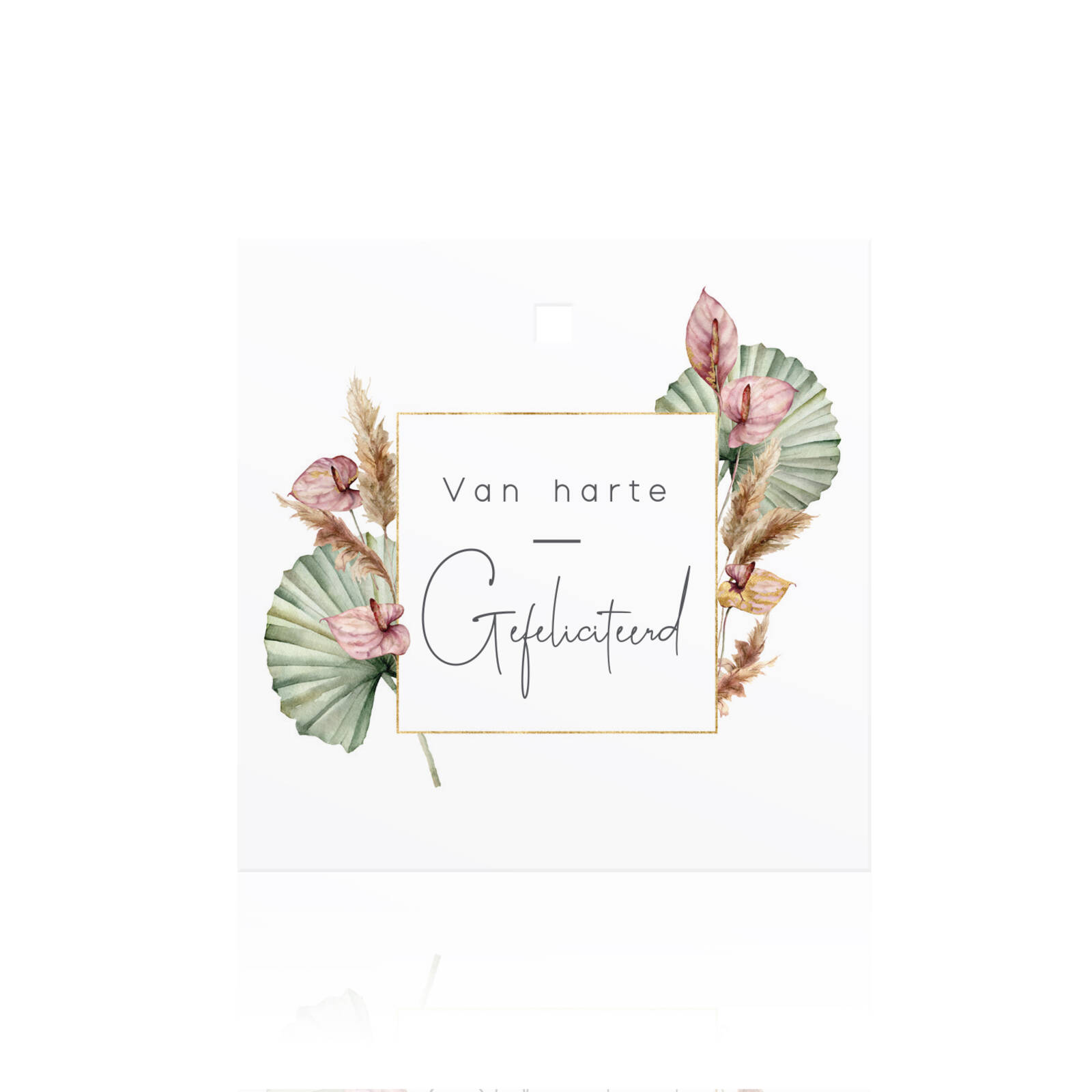 Carte Carrée Félicitations - 10 Pièces