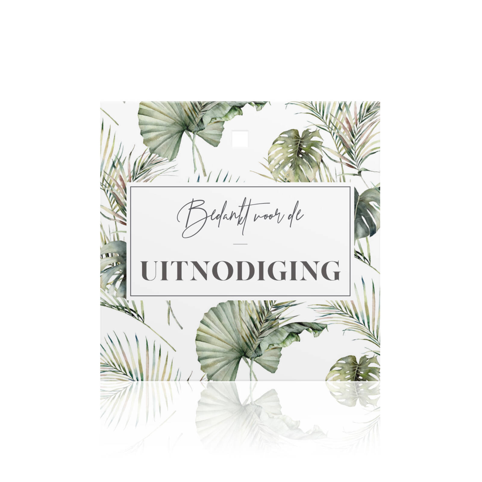 Merci pour l'invitation - Cartes Carrées