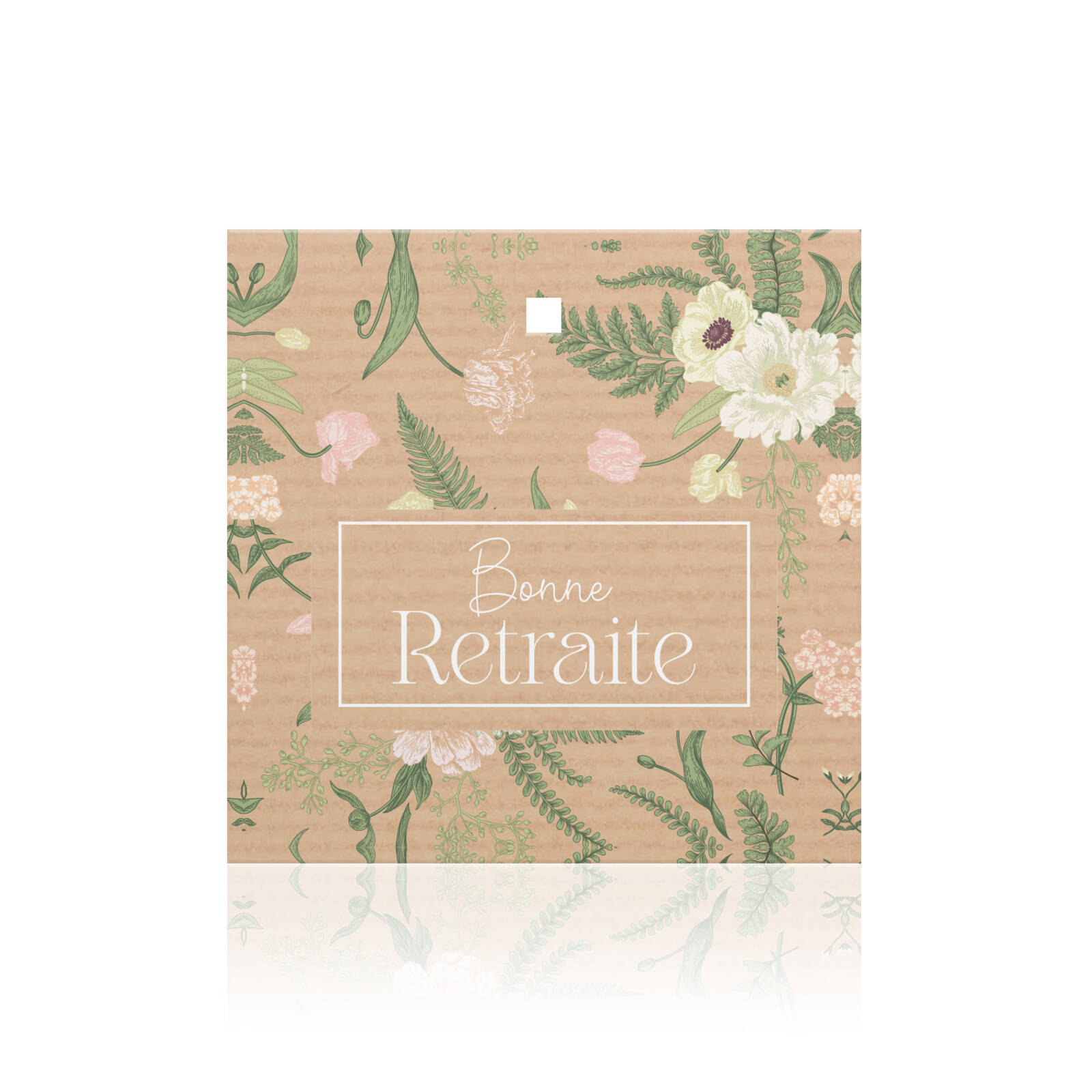 Bonne retraite - Cartes carrées (10 pièces)