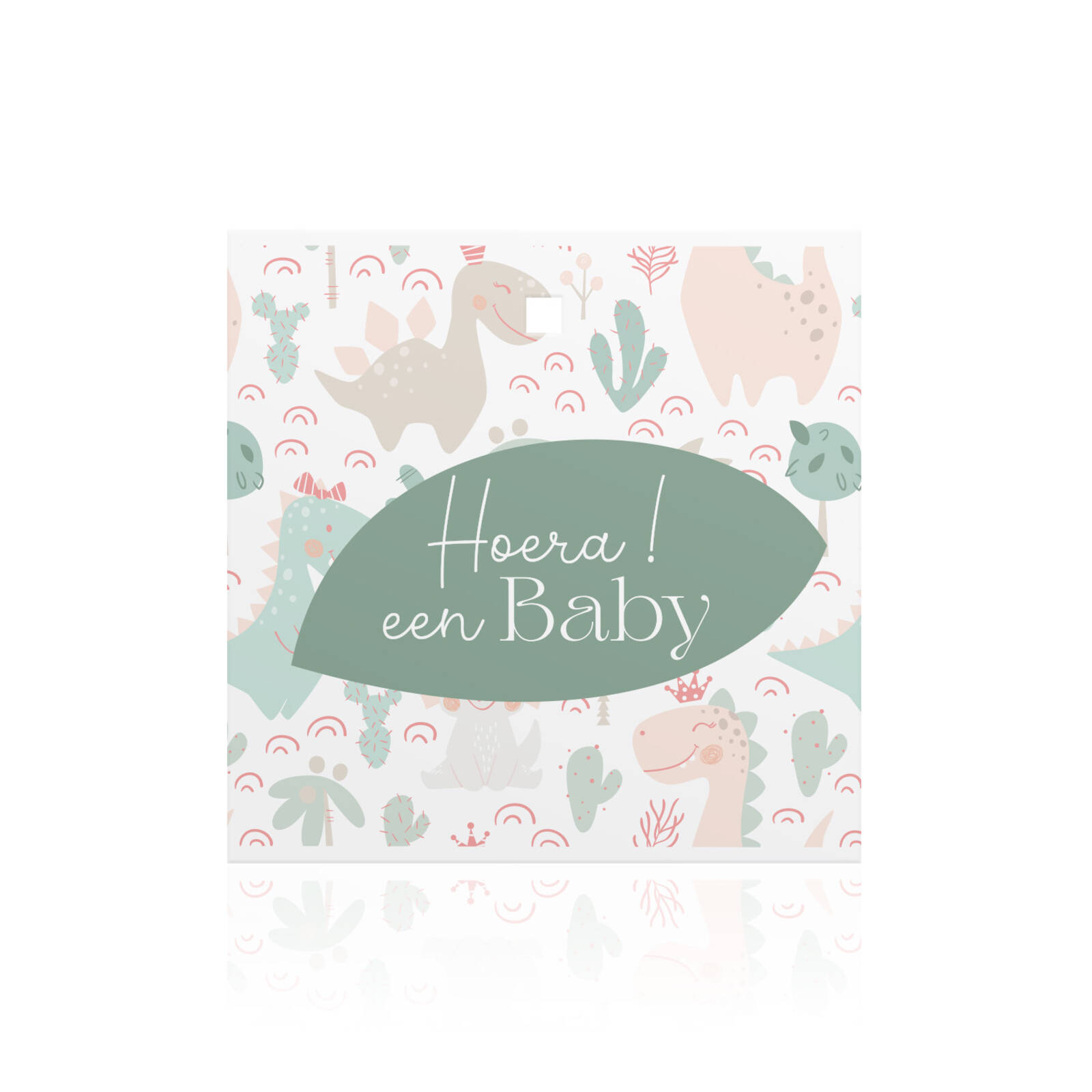 Hoera un bébé! Cartes carrées