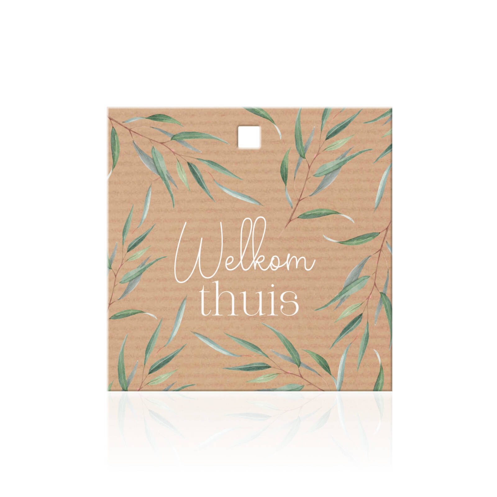 Cartes carrées Bienvenue chez vous - 10 pièces