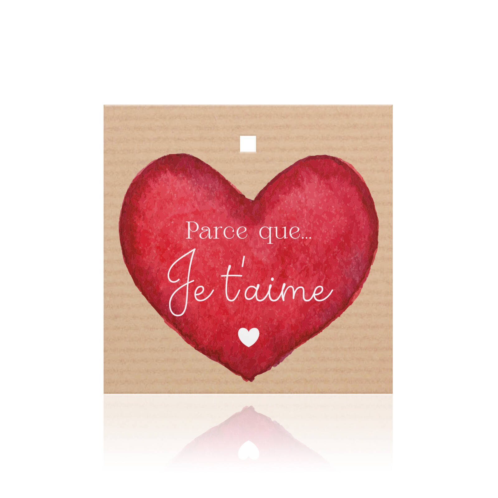 Parce que ...je t'aime - Cartes Carrées