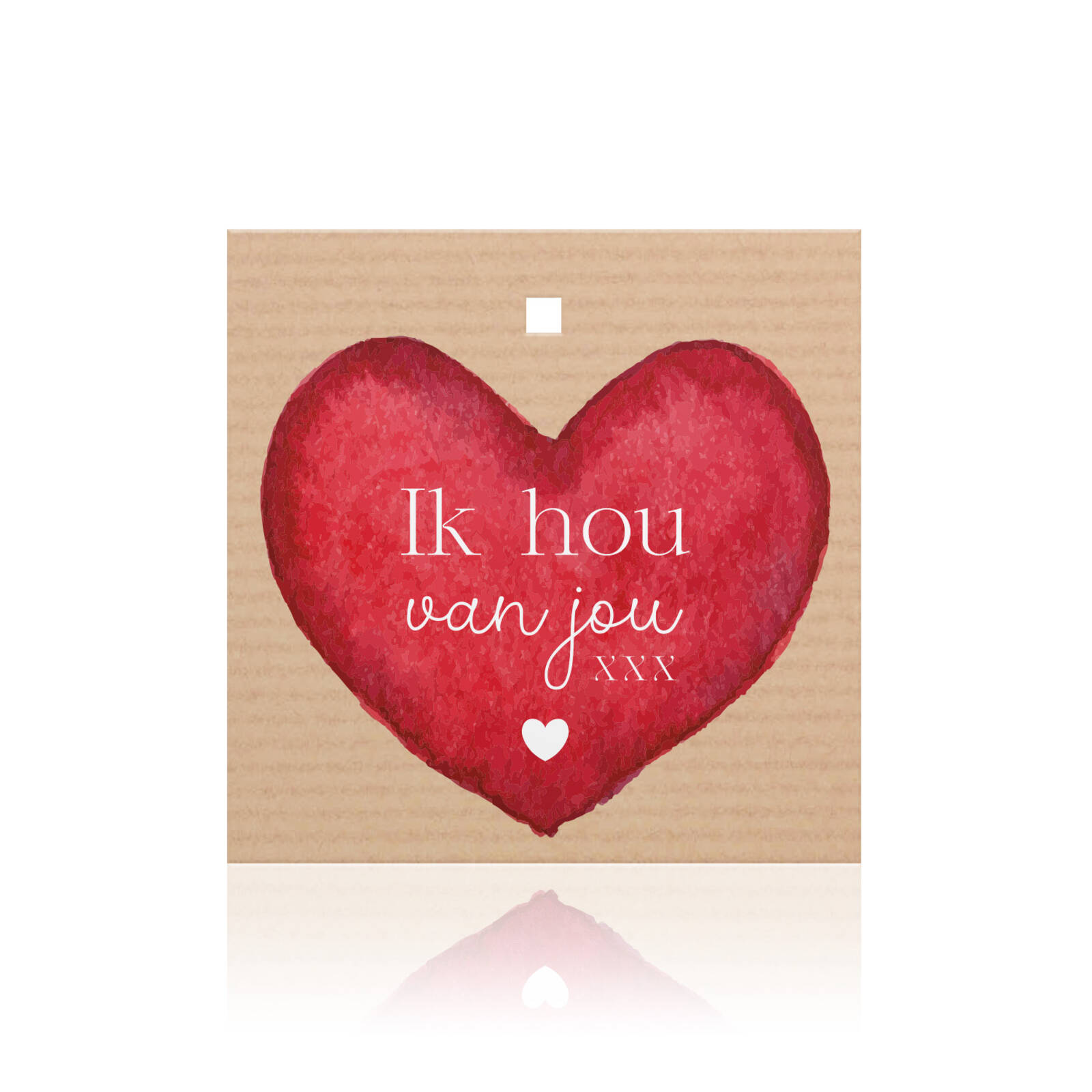 Ik hou van jou xxx - Cartes carrées