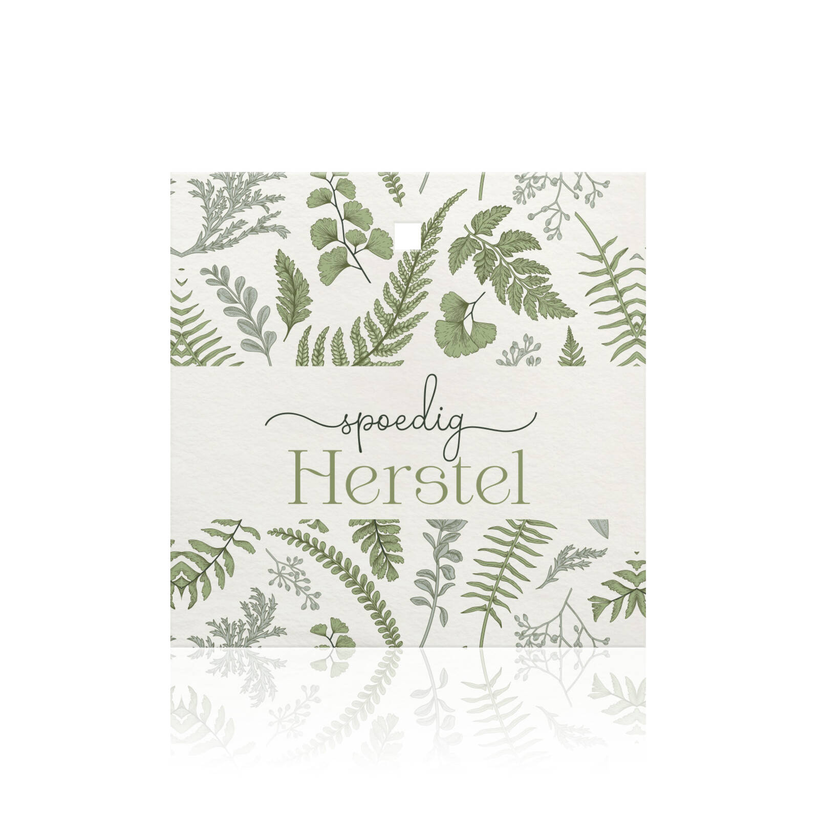 Cartes carrées de prompt rétablissement - 10 pièces