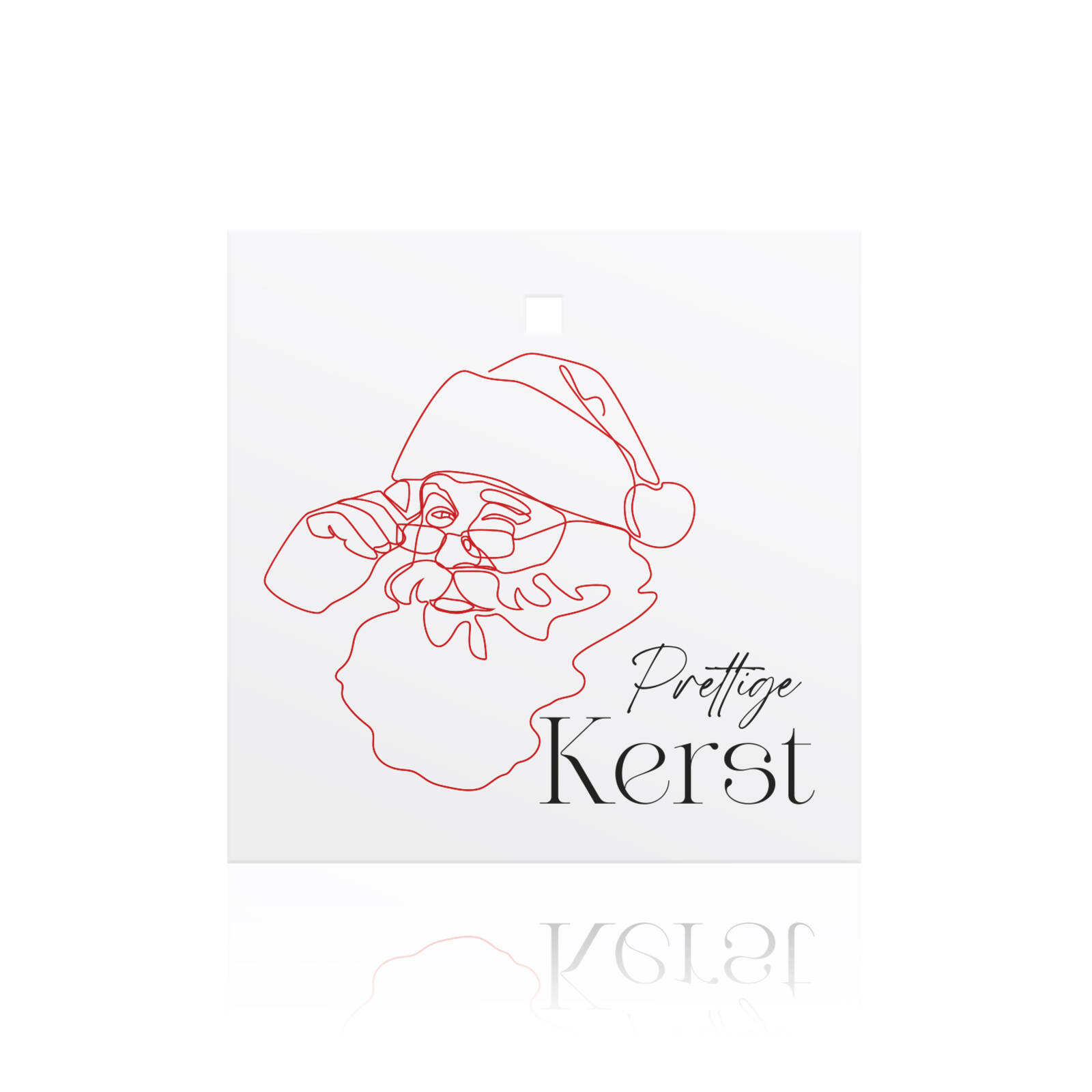 Cartes de vœux carrées - Joyeux Noël - 10 pièces