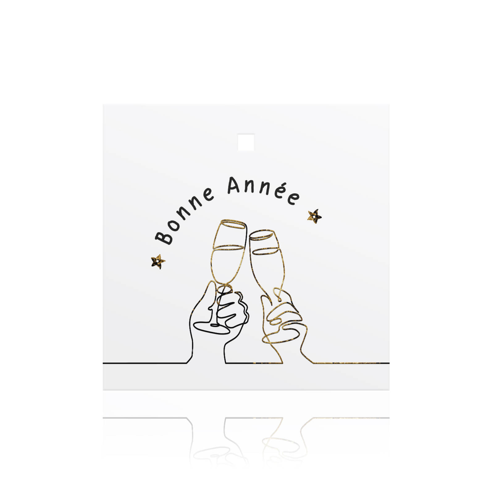 Cartes Bonne Année - 10 Pièces