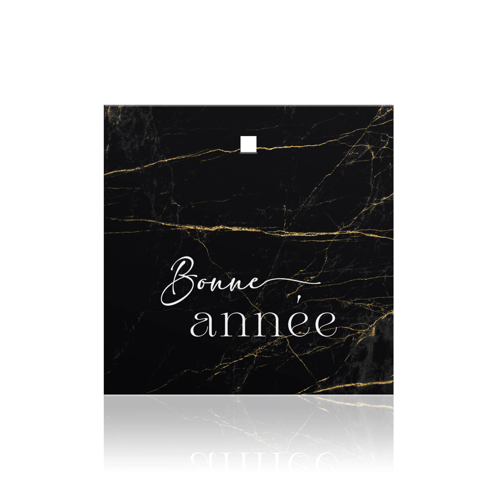 Cartes Carrées Bonne Année - 10 Pièces