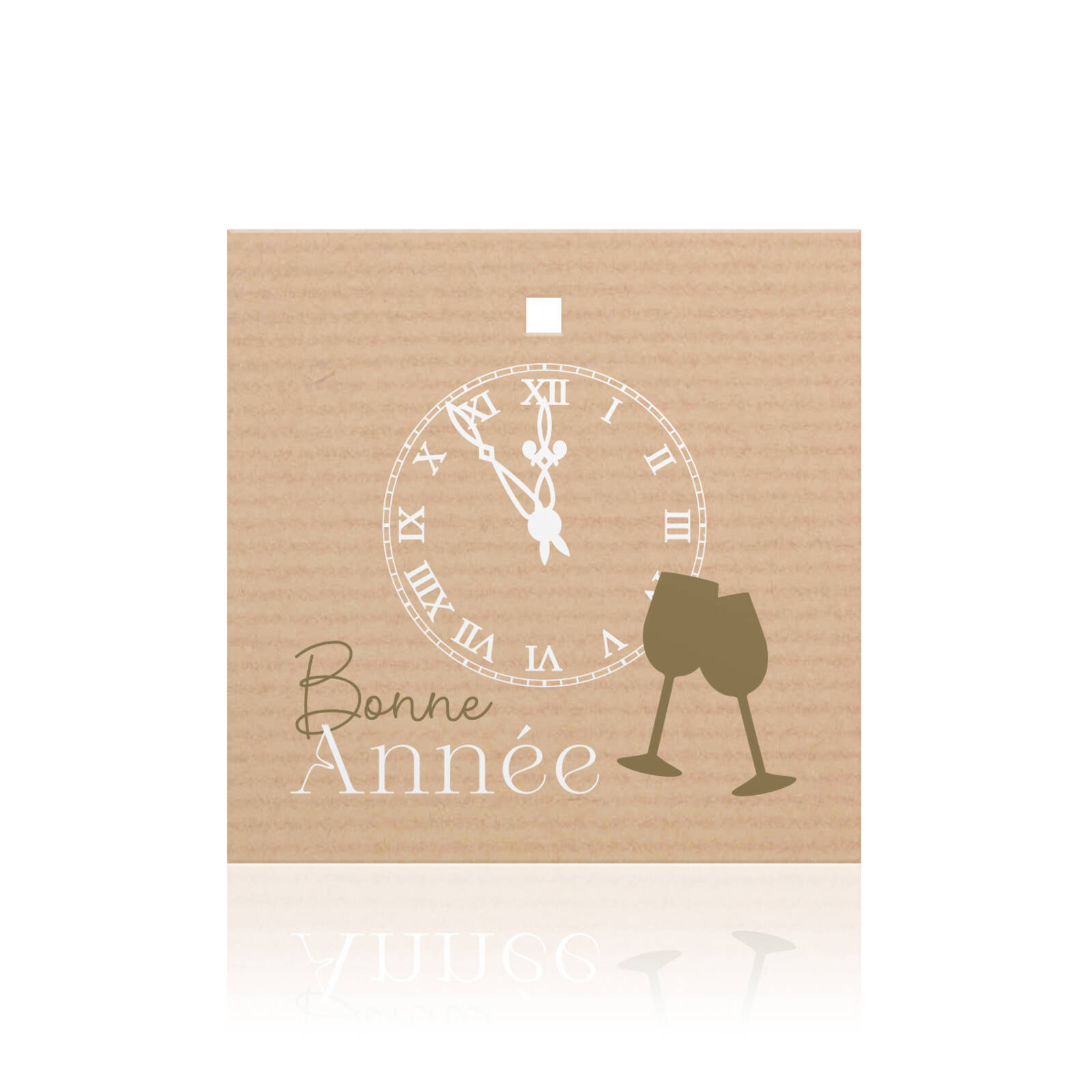 Bonne Année - Cartes Carrées (10 pièces)