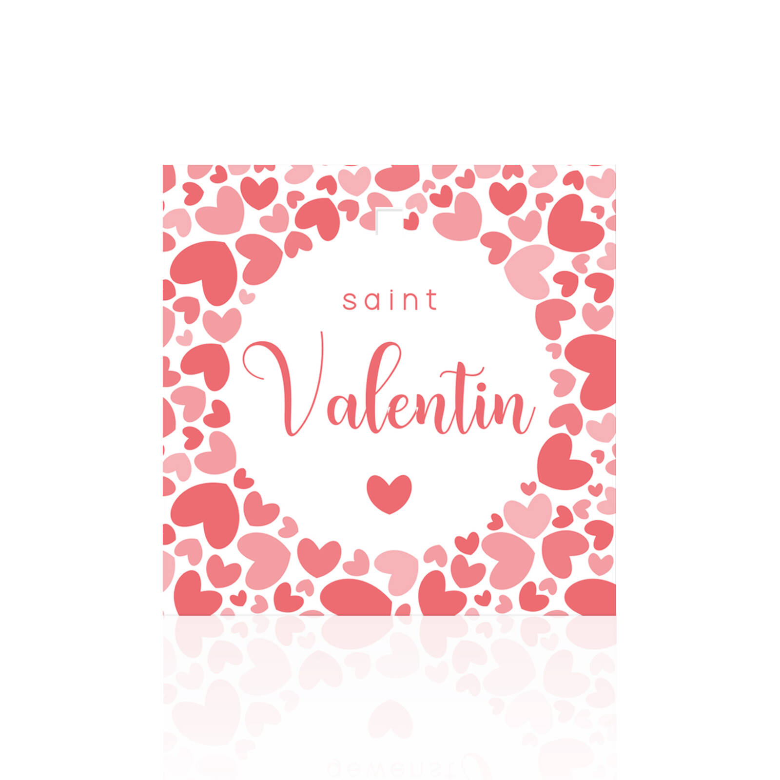 Saint Valentin - Cartes Carrées