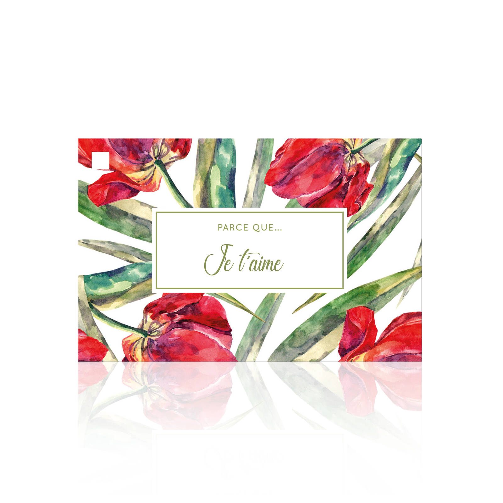 Parce que ...je t'aime - Cartes de vœux par 10