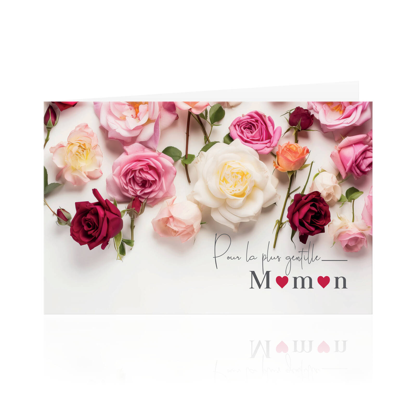 Pour la plus gentille maman - Carte de vœux 10 pièces