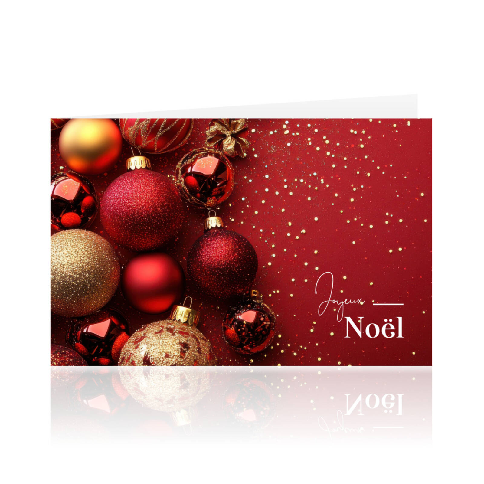 Cartes de vœux Joyeux Noël - 10 pièces