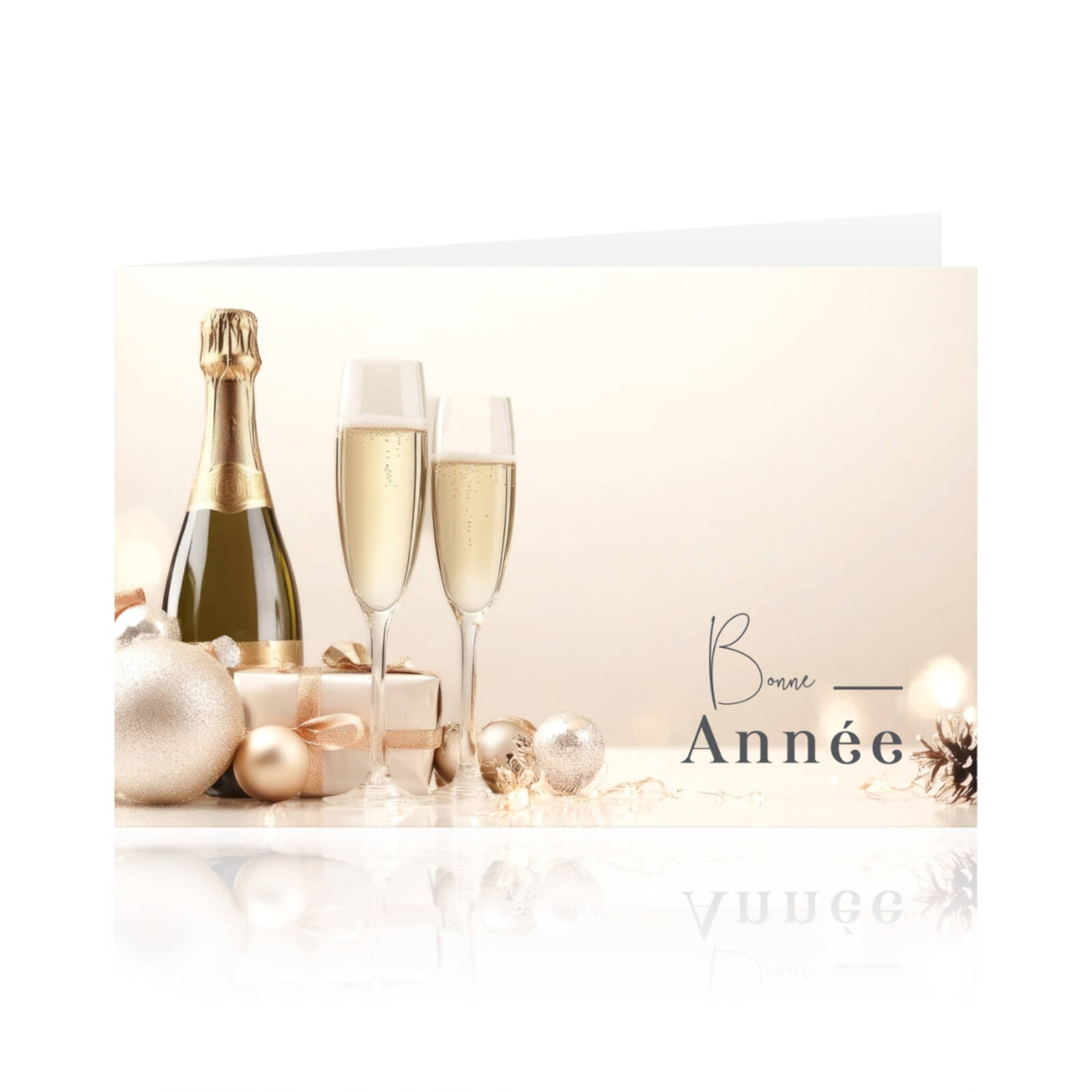 Cartes de vœux Bonne Année - Lot de 10