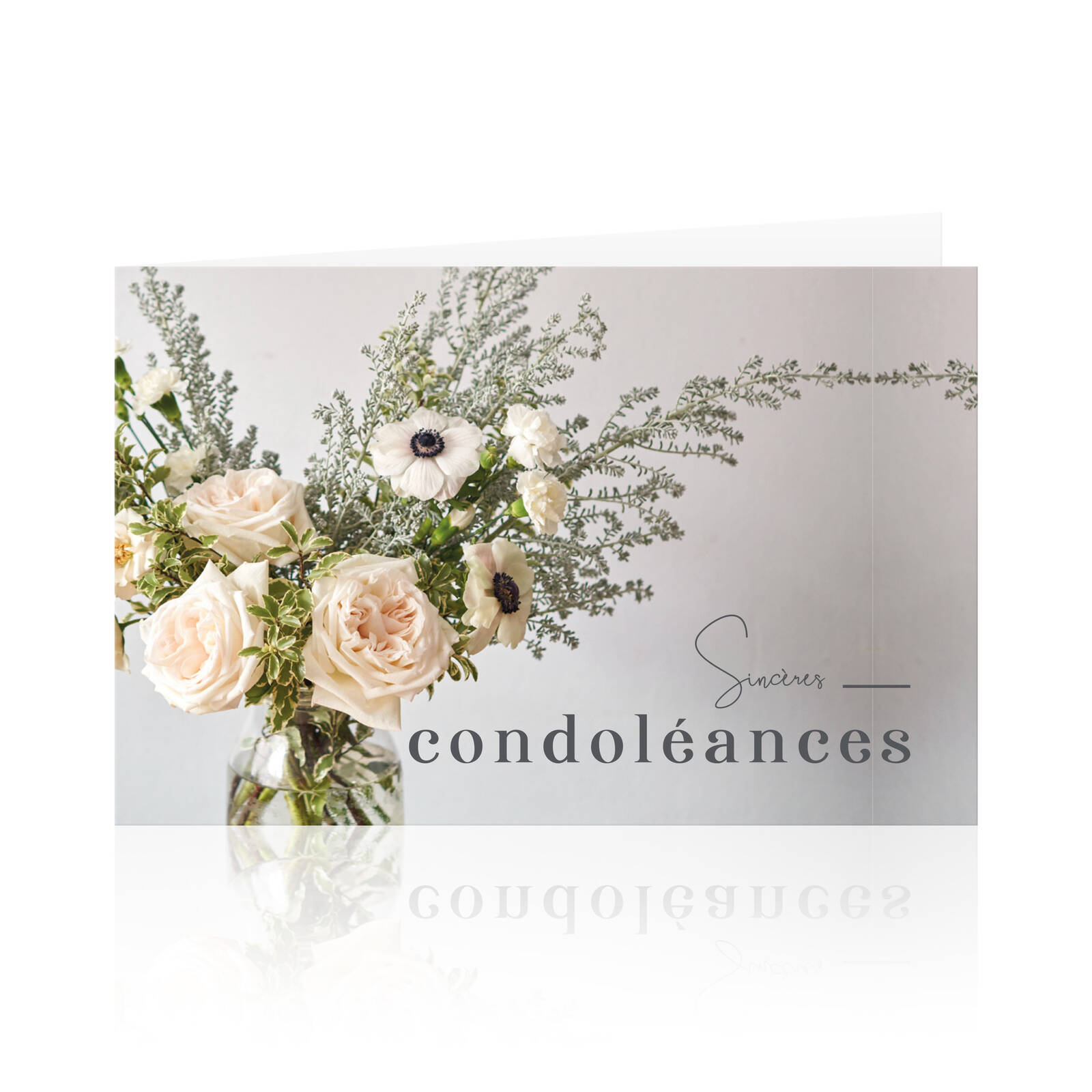 Sincères condoléances - Cartes par 10 pièces