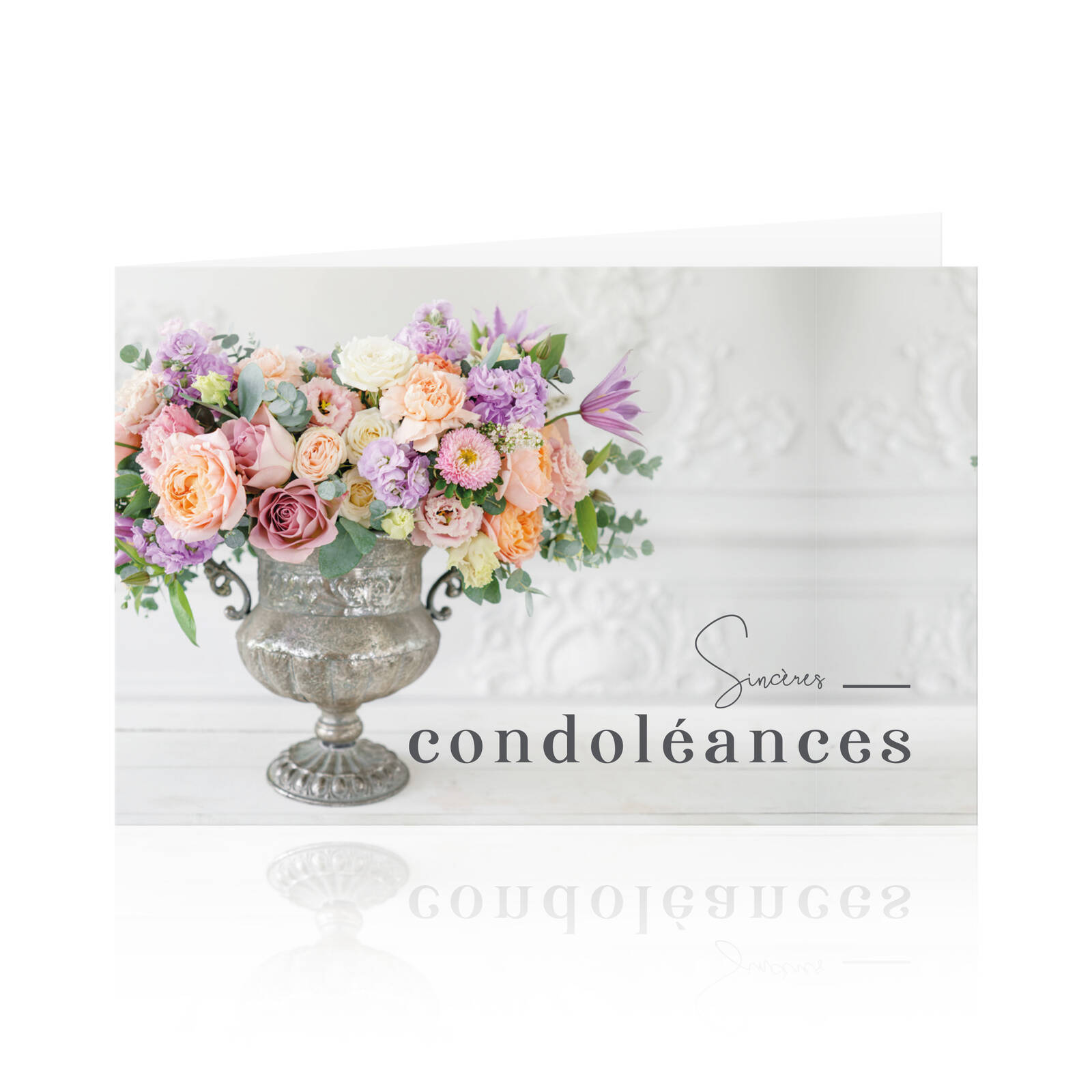 Sincères condoléances - 10 Cartes de Vœux